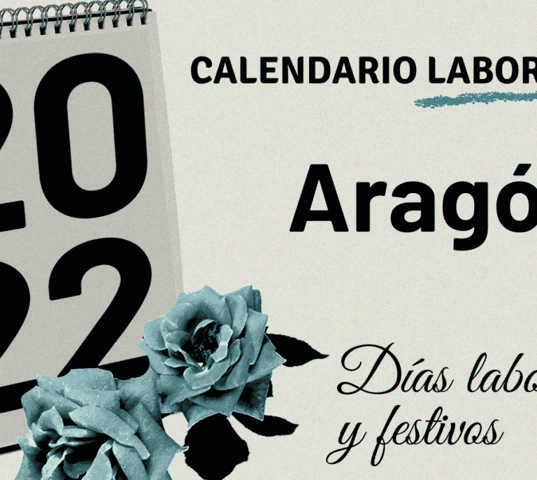 Calendario laboral Aragón 2022: festivos y puentes