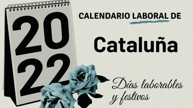 Calendario de festivos 2022 en Cataluña Ilustración calendario 2022 Cataluña