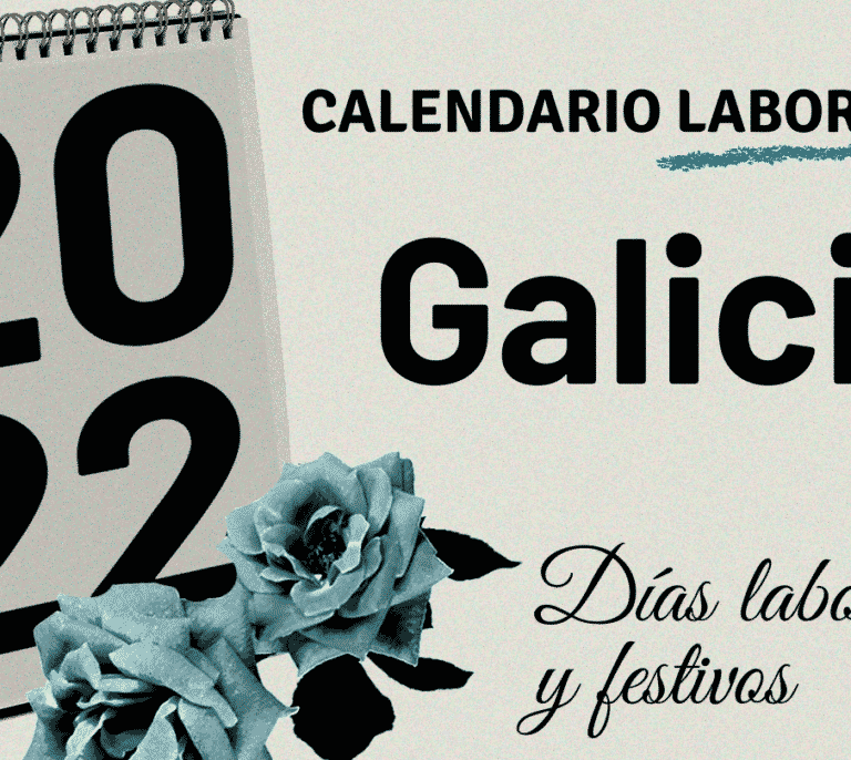 Calendario laboral Galicia 2022: festivos y puentes