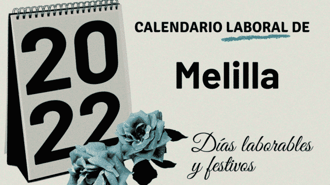 Calendario de festivos 2022 en Melilla Ilustración calendario 2022 Melilla