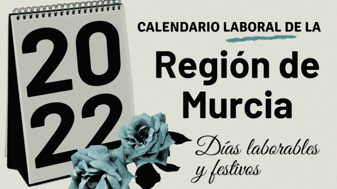 Calendario de festivos 2022 en Murcia Ilustración calendario 2022 Murcia