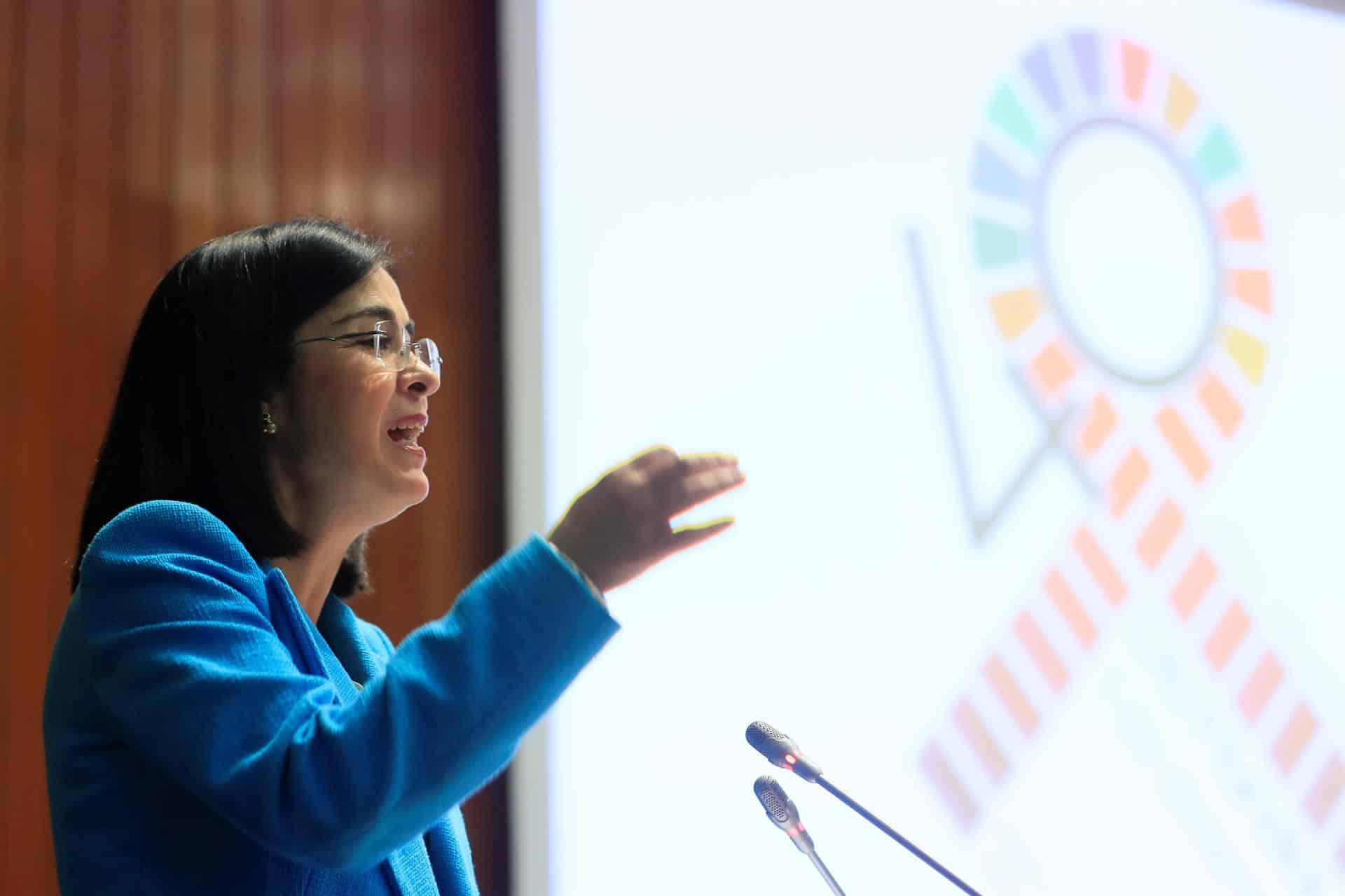 La ministra de Sanidad, Carolina Darias.