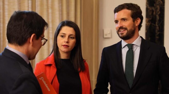 Inés Arrimadas y Pablo Casado. Inés Arrimadas y Pablo Casado.