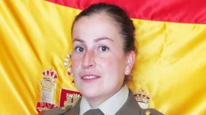 La soldado del Ejército de Tierra Elena Santiago