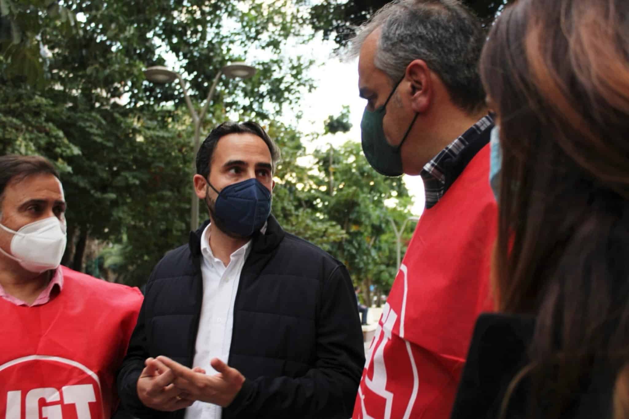 Daniel Pérez, secretario general del PSOE de Málaga.