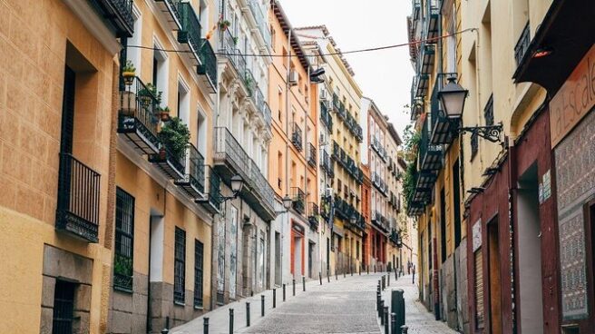 Calle del barrio de Lavapiés, en Madrid