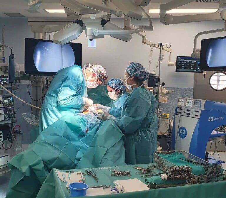 ROC Clinic salva el riñón de una paciente en una única intervención con instrumental en miniatura