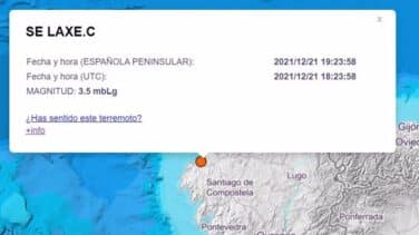 Registran un terremoto de magnitud 3,5 en A Coruña