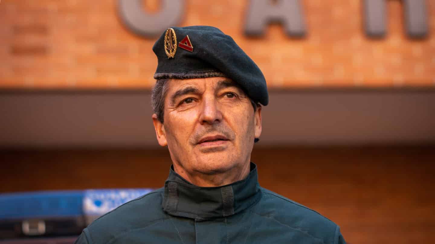 El guardia primero Victoriano Manuel Peláez, jubilado tras estar vinculado a la Guardia Civil durante 51 años.