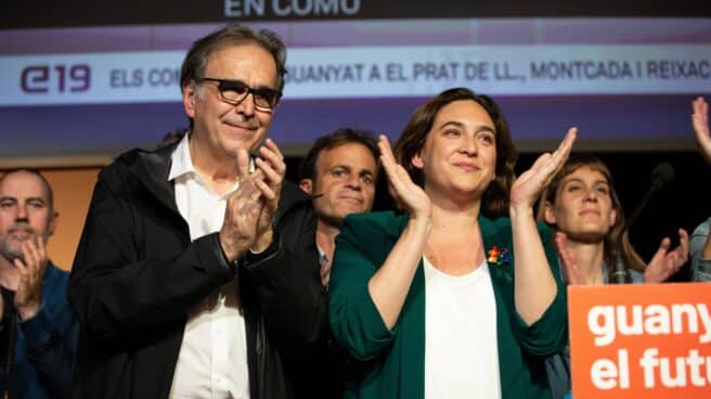 Joan Subirats y Ada Colau, en una noche electoral de los comunes tras las municipales de 2019. Joan Subirats y Ada Colau, en una noche electoral de los comunes tras las municipales de 2019.