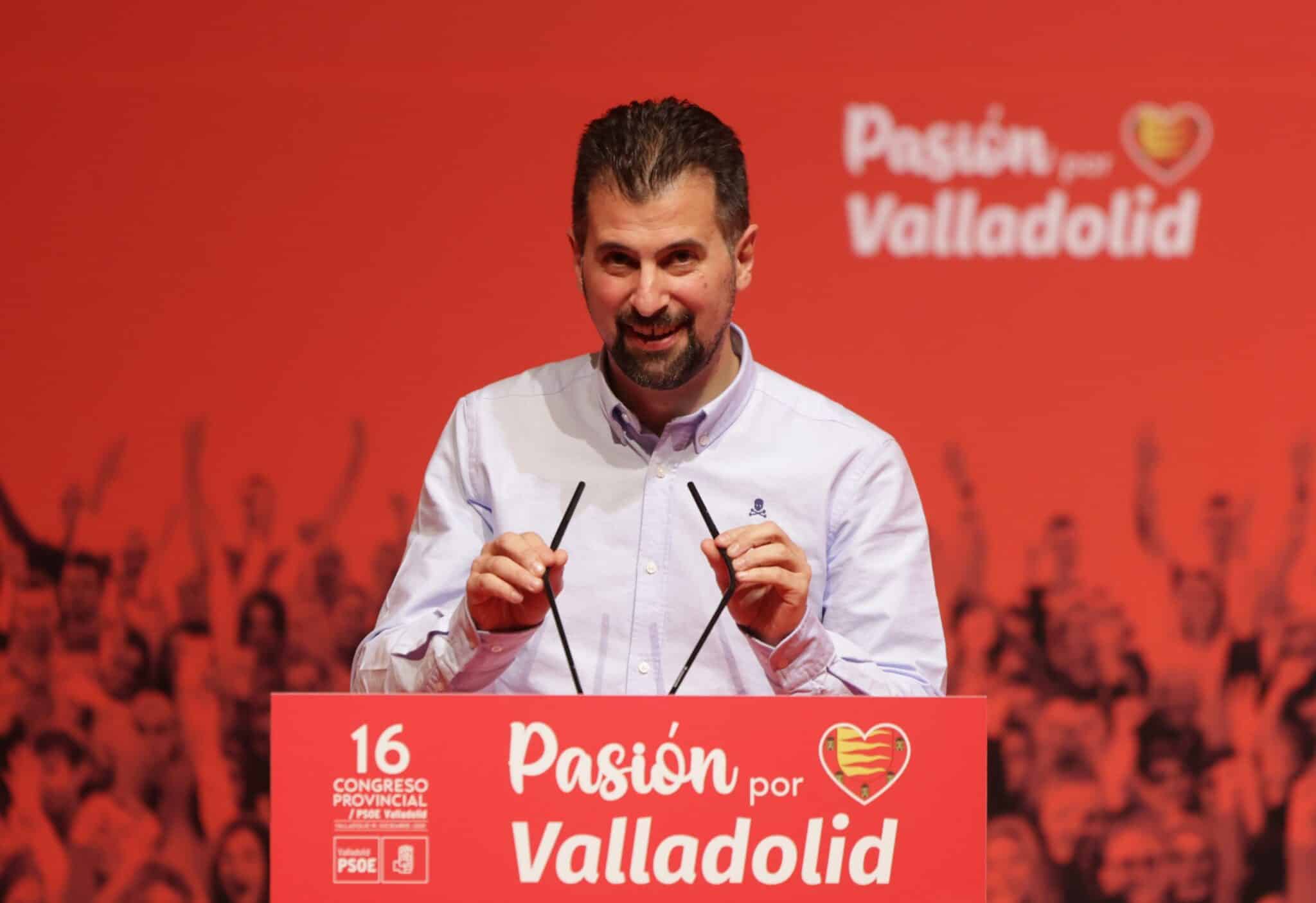 El secretario general del PSOE de Castilla y León, Luis Tudanca.