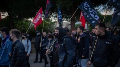 ERC, JxCat y la CUP secundan la manifestación contra el uso del castellano en el colegio de Canet