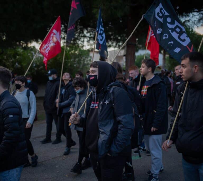 ERC, JxCat y la CUP secundan la manifestación contra el uso del castellano en el colegio de Canet