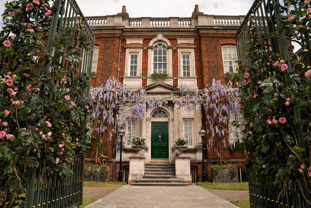 Fachada de la mansión de 'The Bridgerton'