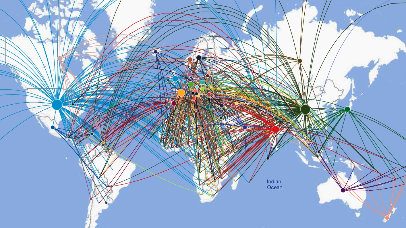 El mapa de las donaciones de vacunas en el mundo