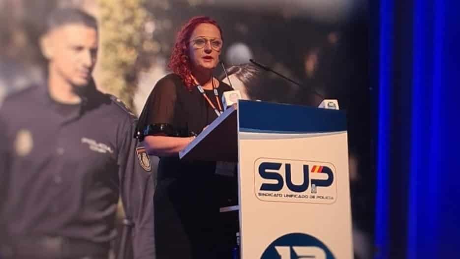 La actual líder del SUP, Mónica Gracia, reelegida para un tercer mandato