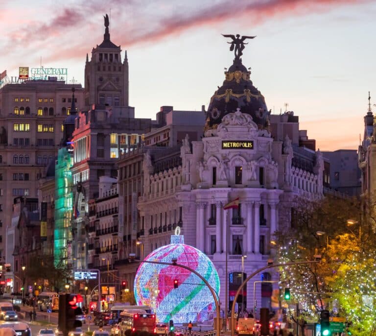 Así será el encendido de luces de Navidad en Madrid este 2025