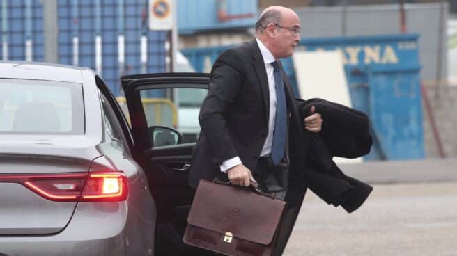 El coronel de la Guardia Civil Pérez de los Cobos, llegando a la Audiencia Nacional.