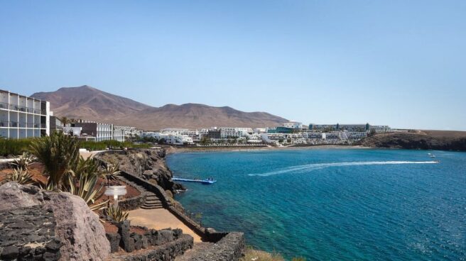 Playa La Mulata en el municipio de Yaiza, Lanzarote