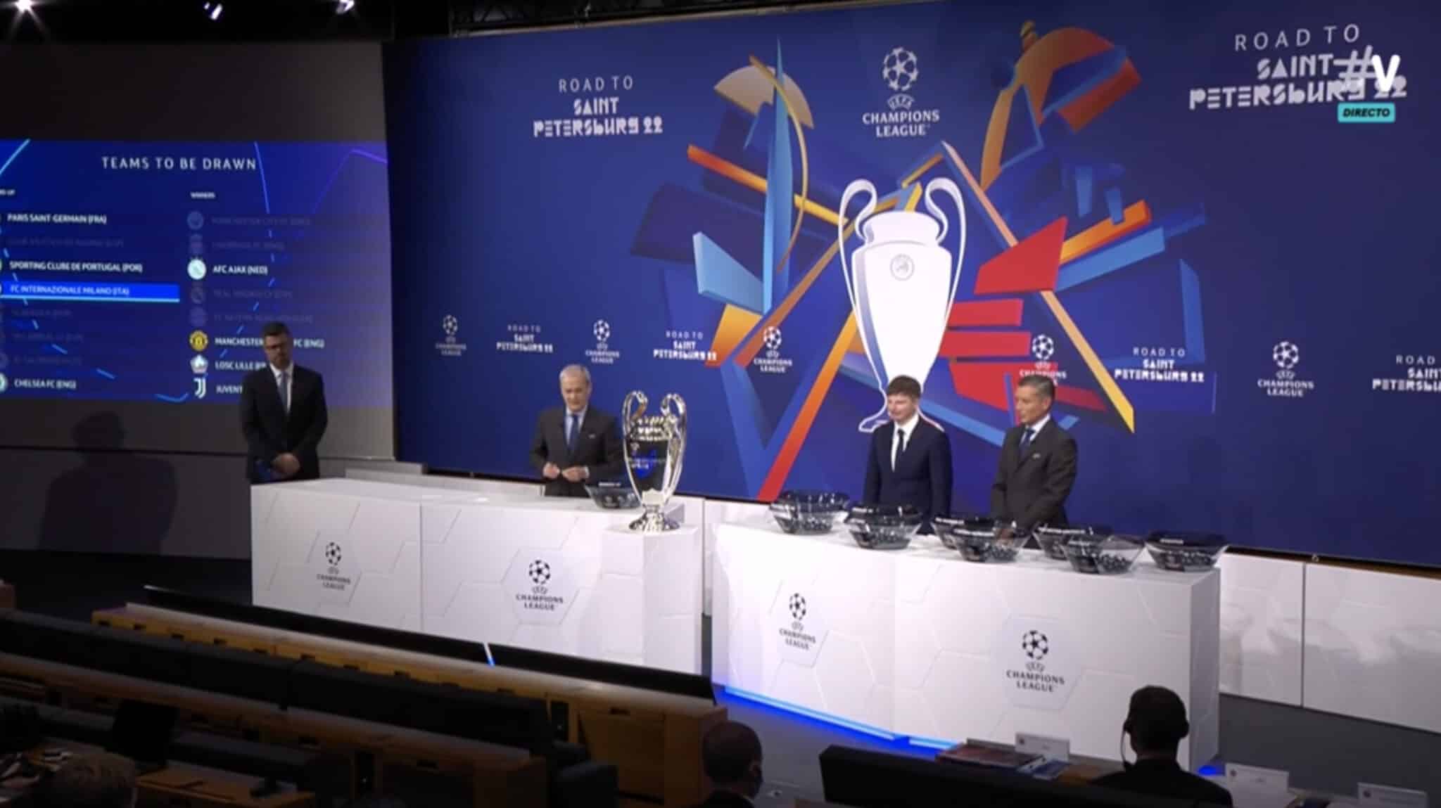 La UEFA repetirá el sorteo de la Champions tras varios errores
