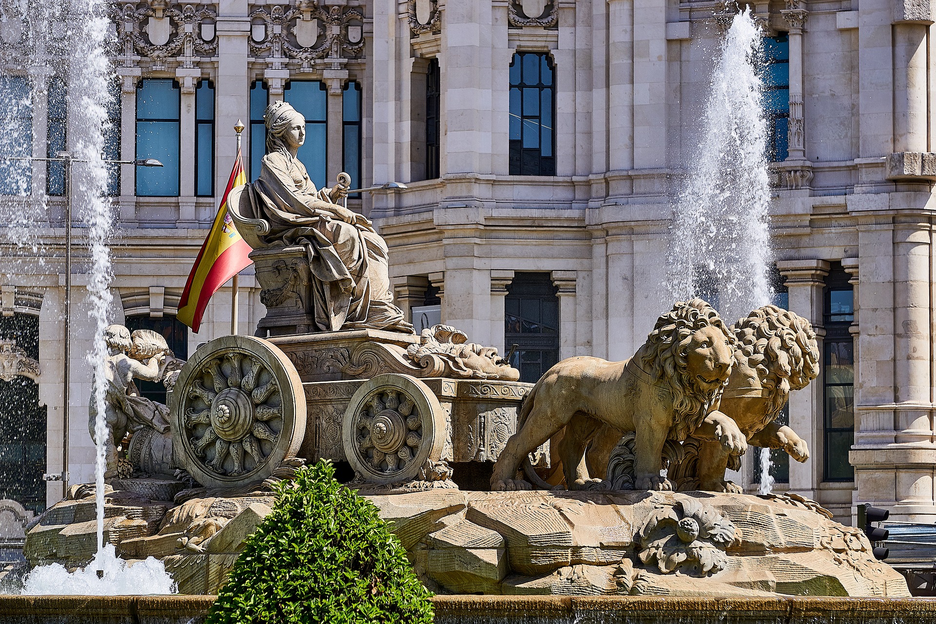 Fuente de la plaza Cibeles, Madrid