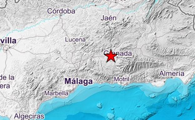 Registrado en Granada un nuevo terremoto de magnitud 2,7 con epicentro en Chauchina