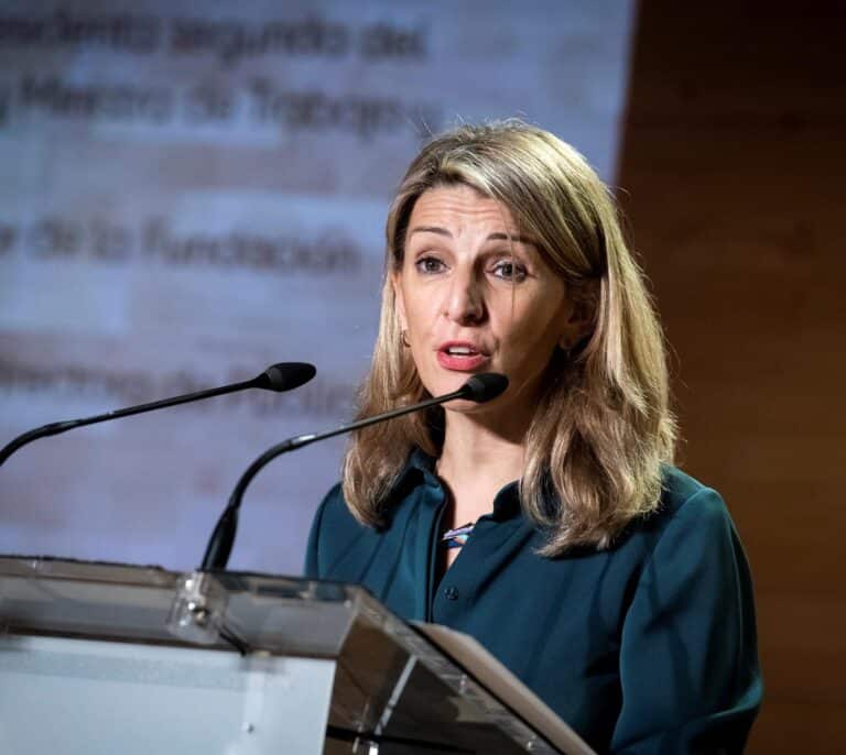 Yolanda Díaz viajará al Vaticano para reunirse con el Papa Francisco