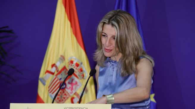 La vicepresidenta segunda del Gobierno, Yolanda Díaz.