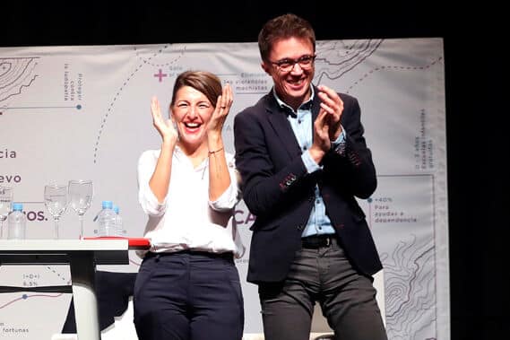 Yolanda Díaz e Ílñigo Errejón en una imagen de archivo