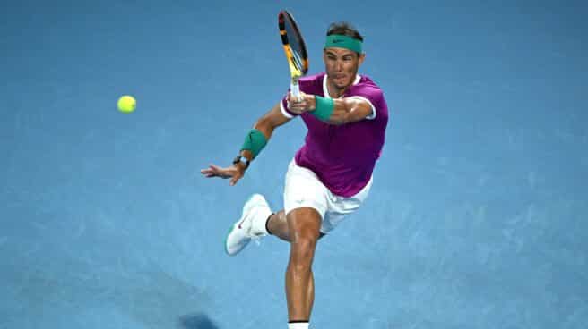 Rafa Nadal, en el Abierto de Australia.