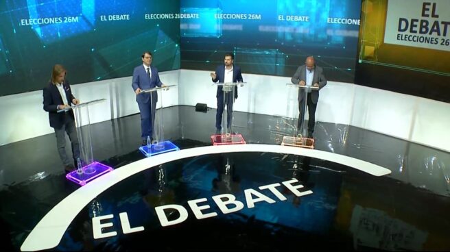 RTVE recurre la producción de los debates electorales en Castilla y León Debate a 4 en Castilla y León entre PP, PSOE, Podemos y Ciudadanos, durante la campaña de las elecciones autonómicas de 2019.