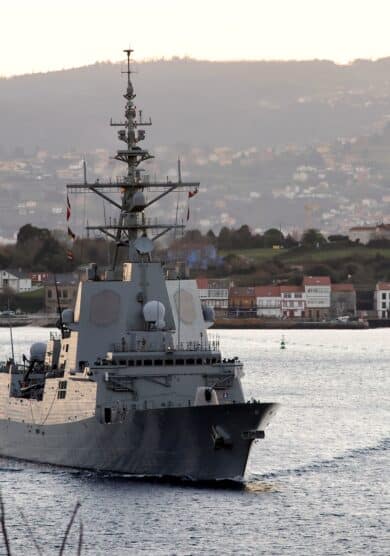 La fragata Blas de Lezo deja Ferrol rumbo al mar Negro