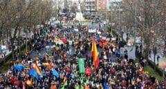 La 'gran manifestación del mundo rural' llena La Castellana contra "las amenazas a su actividad"