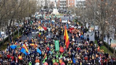 La 'gran manifestación del mundo rural' llena La Castellana contra "las amenazas a su actividad"