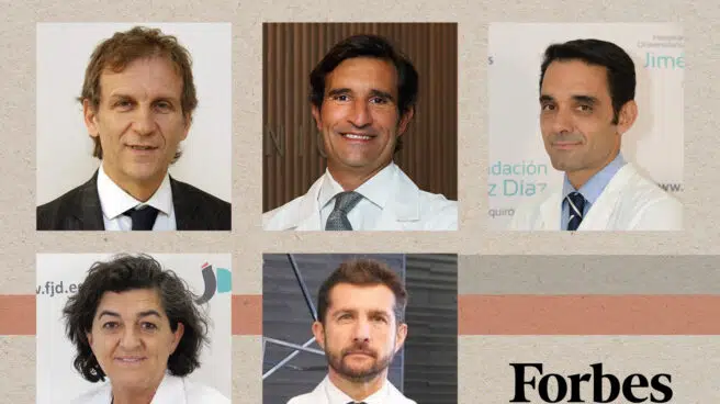 Cinco urólogos destacan entre los 100 mejores médicos de España, según 'Forbes'