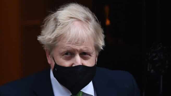 Boris Johnson, primer ministro, en el 10 de Downing Steet