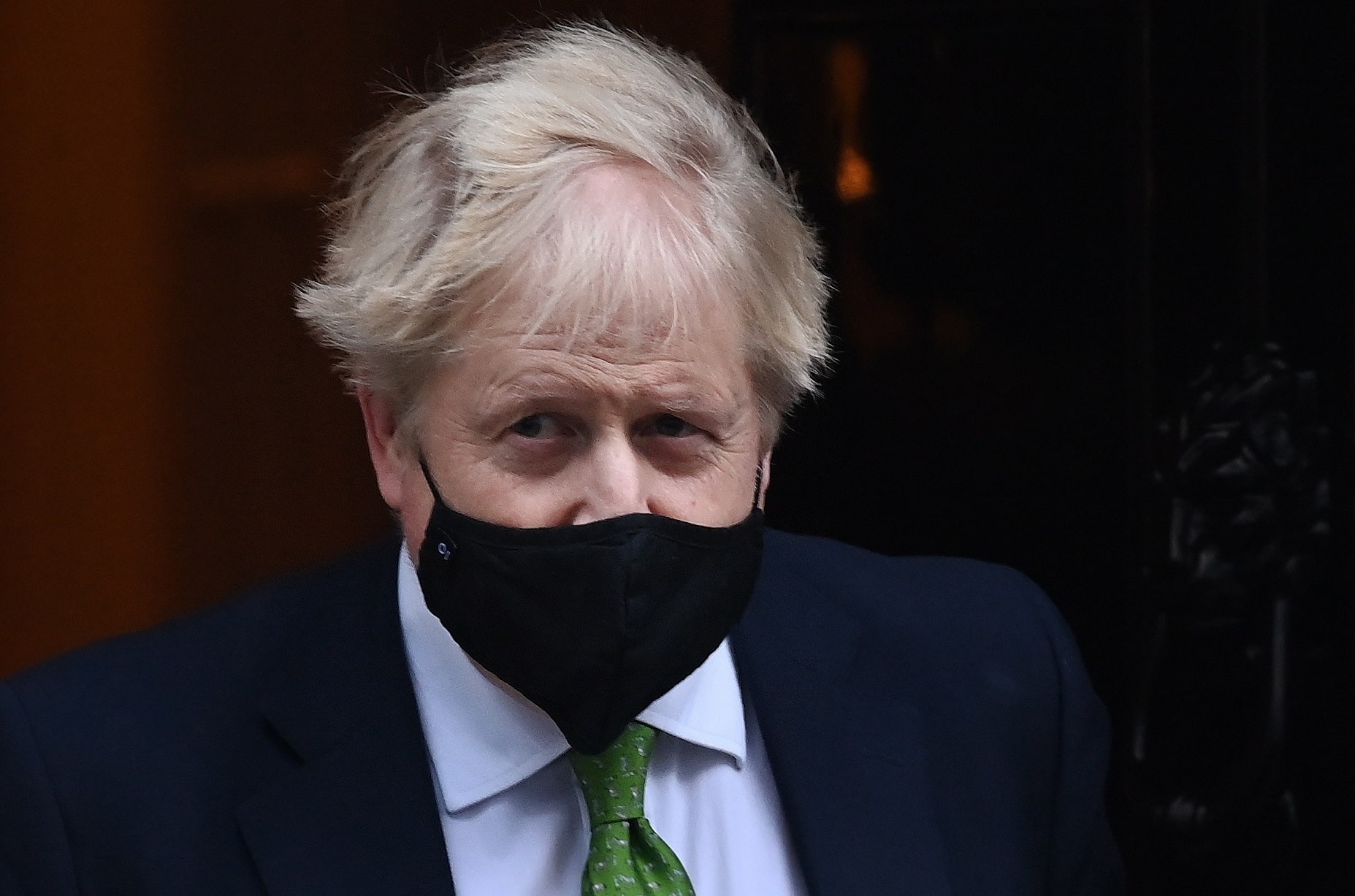 Boris Johnson, primer ministro, en el 10 de Downing Steet