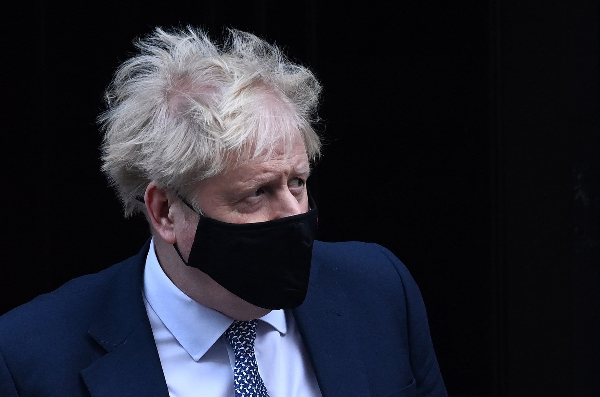 Boris Johnson, primer ministro británico, a las puertas del 10 de Downing Street