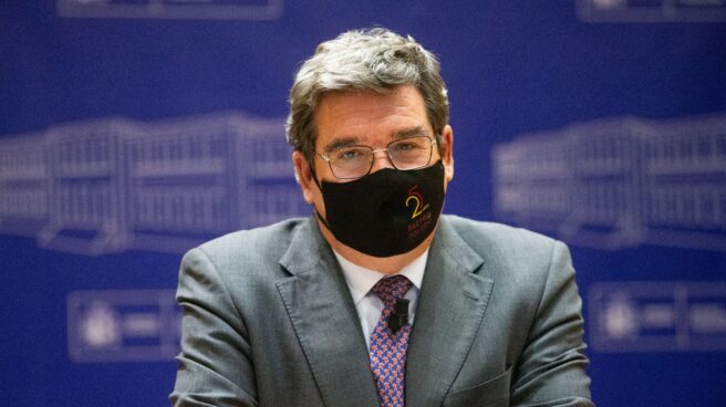 BBVA advierte: la reforma de las pensiones "es una amenaza a la estabilidad presupuestaria" El ministro de Inclusión, Seguridad Social y Migraciones, José Luis Escrivá, durante la rueda de prensa.