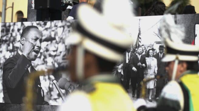 Racismo en Estados Unidos Marcha en homenaje a Martin Luther King.