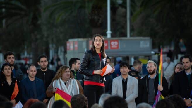 Inés Arrimadas en un mitin de Ciudadanos.