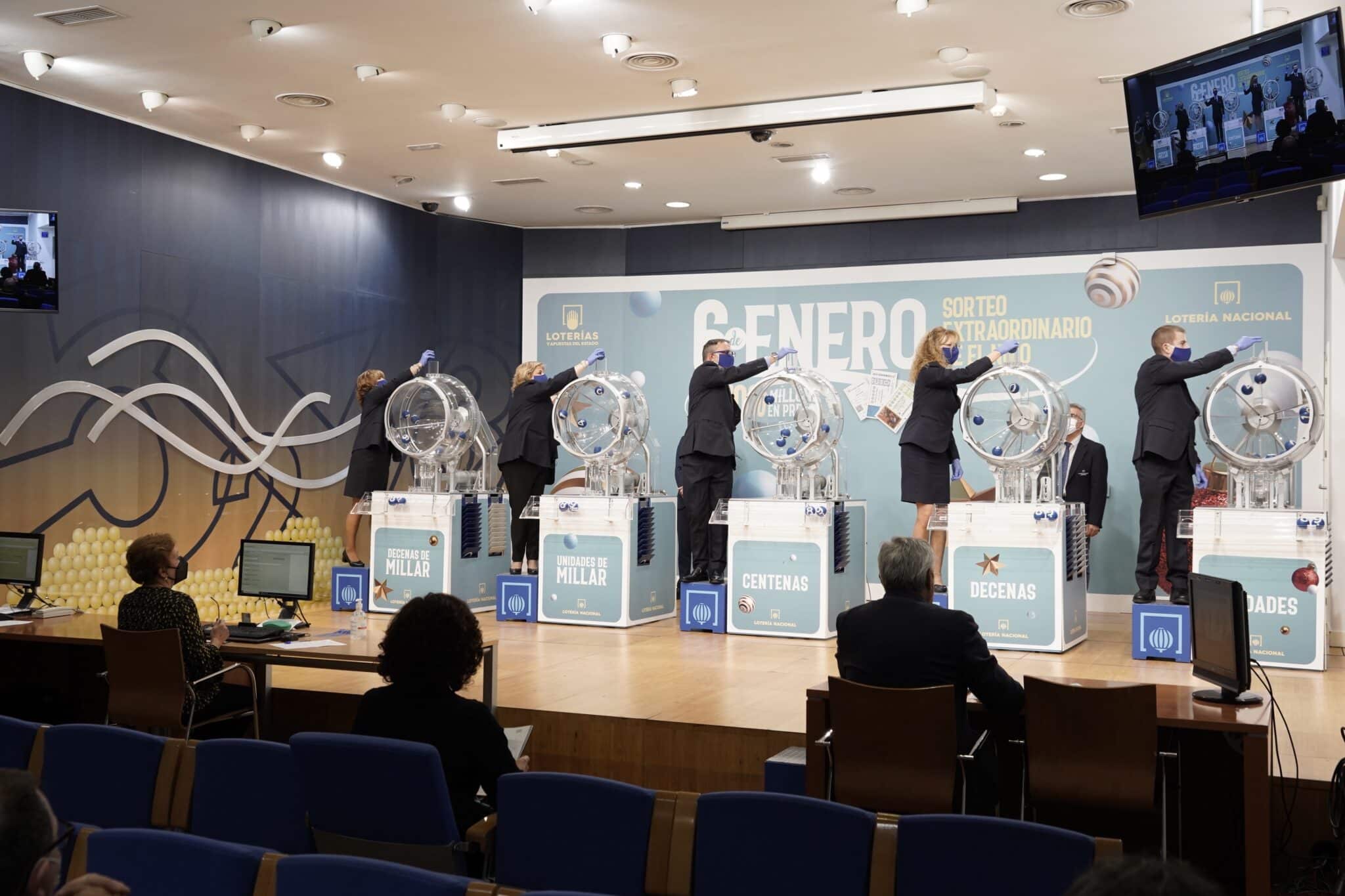 Sorteo Extraordinario de ‘El Niño’, en Madrid (España) a 6 de enero de 2021.