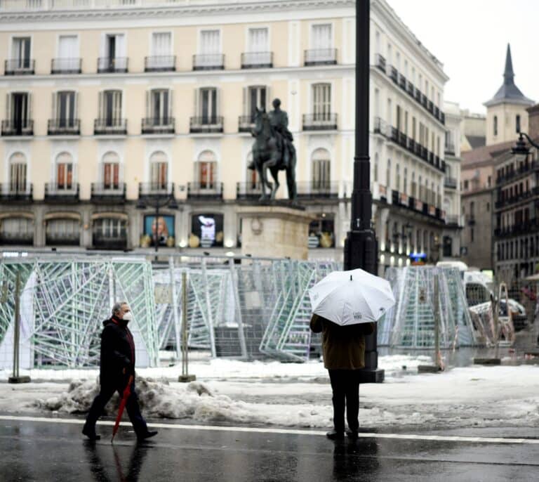 Heladas intensas y rachas fuertes de viento predominarán este domingo en buena parte de la Península