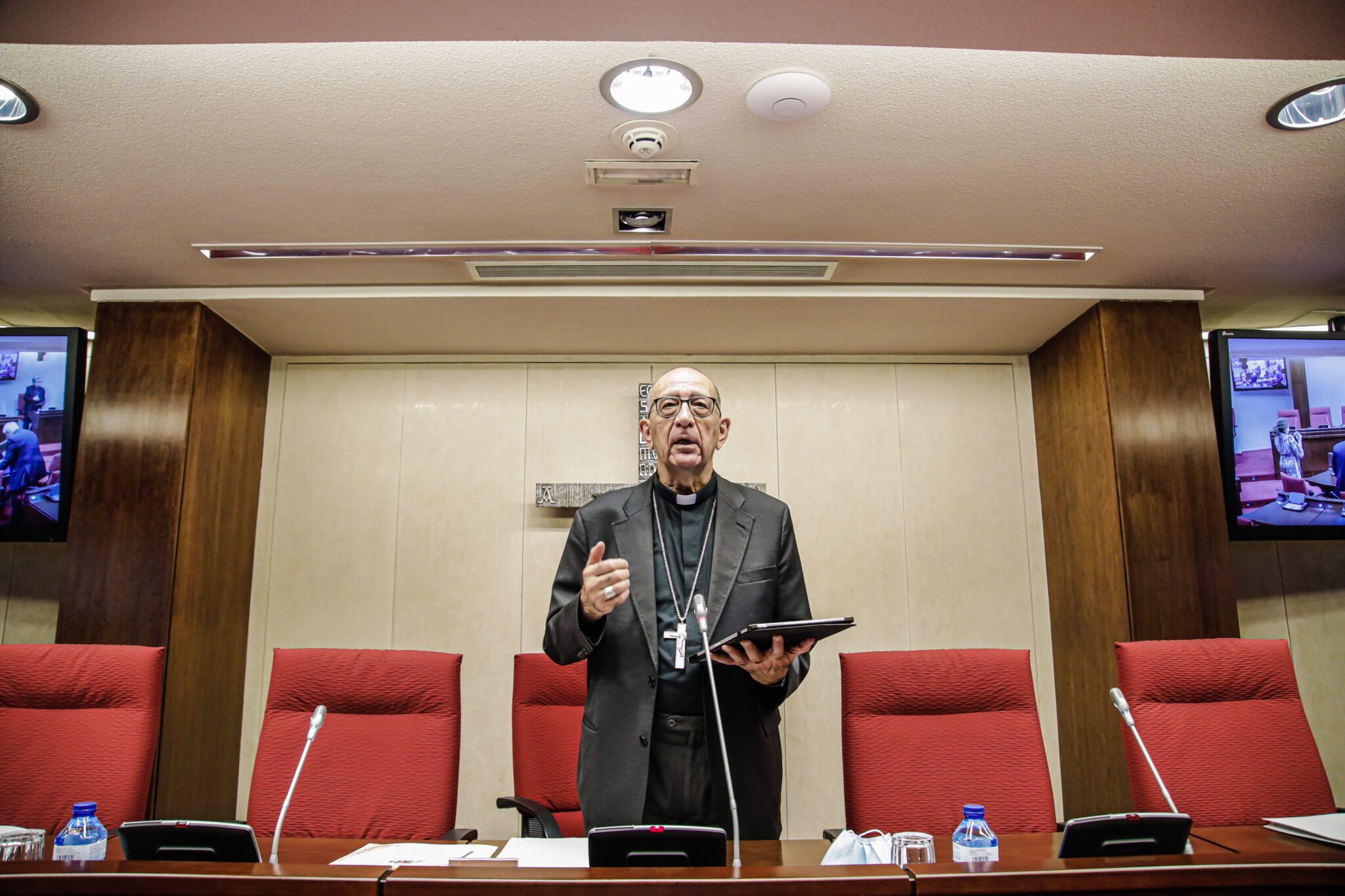 El presidente de la Conferencia Episcopal, el cardenal Juan José Omella