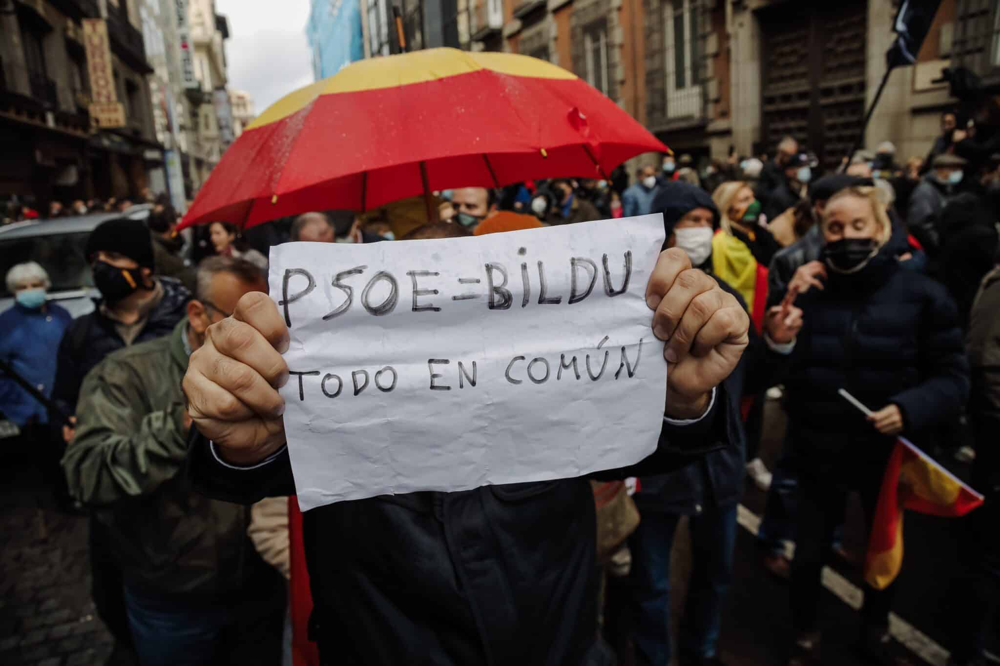 Manifestación en Madrid contra la reforma de la Ley de Seguridad Ciudadana.