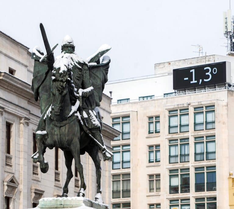 Descenso notable de las temperaturas en gran parte de la península