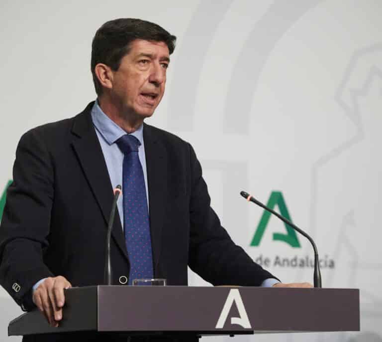 Juan Marín: "Vox no va a cantar el Cara al Sol en Andalucía mientras que yo esté aquí"