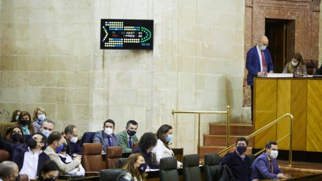El PP se acerca a la mayoría absoluta en Andalucía pero aún necesitaría la abstención de Vox, según la encuesta de El Mundo Sesión Parlamentaria en Andalucía