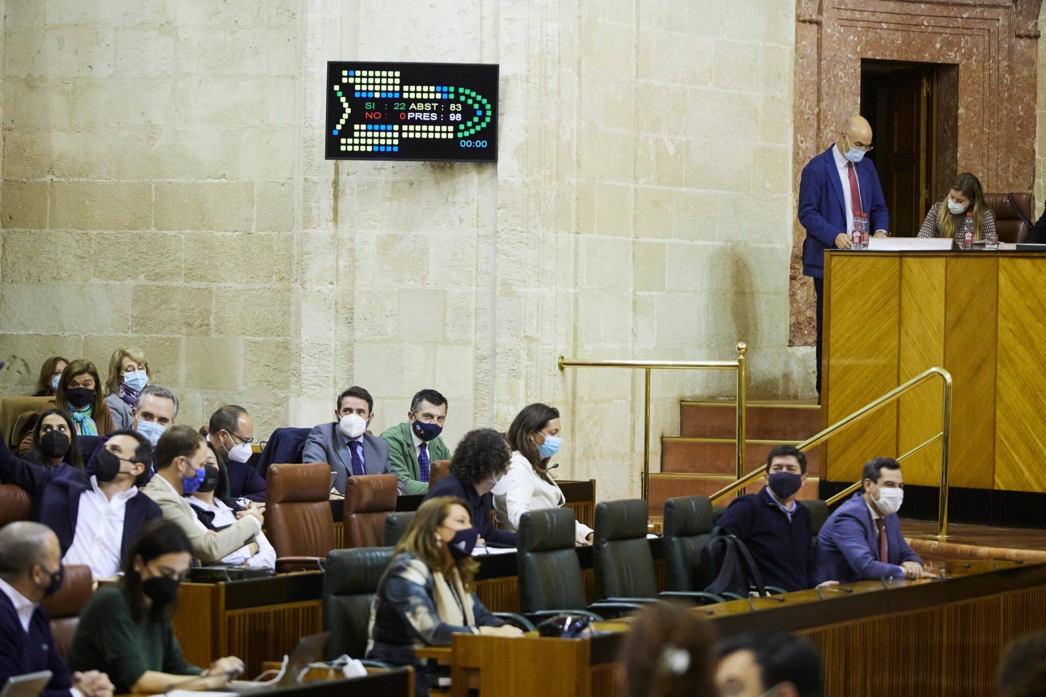 Sesión Parlamentaria en Andalucía