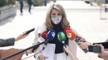 Yolanda Díaz recriminó el lunes a Pedro Sánchez la falta de apoyo a Garzón